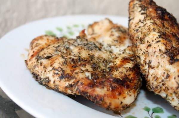 Grilled chicken with Herbal Fusion