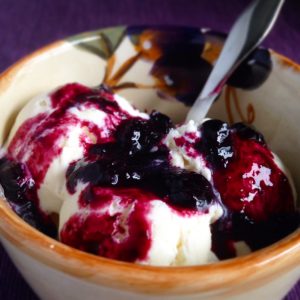 Blueberry Maple Balsamic Reduction