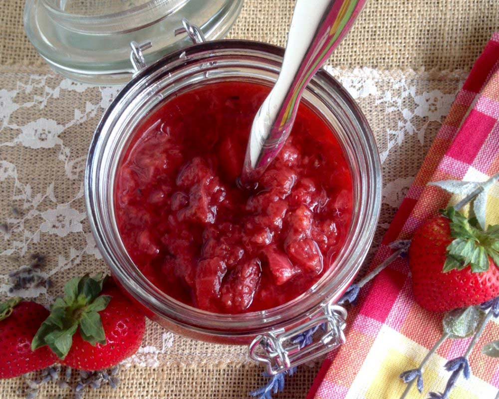 Strawberry Lavender Jam; Epitome of Summertime