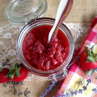 Strawberry Lavender Jam; Epitome of Summertime