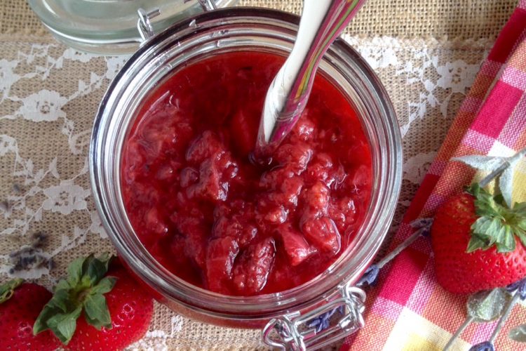 strawberry lavender jam