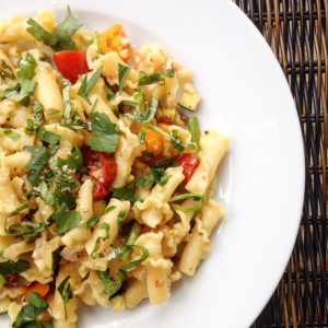 Campanelle Lemon Summer Pasta with Pancetta