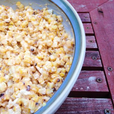 Spicy Grilled Street Corn Salad and Sweet Friends