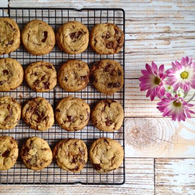 Brown Butter and Vanilla Chocolate Chip Cookies
